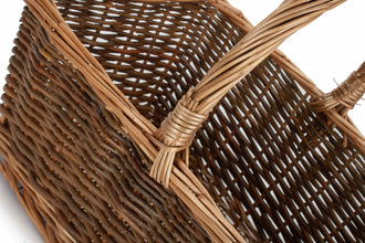 Size 2 Rectangular Unpeeled Willow Shopper