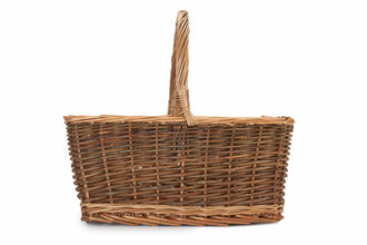 Size 2 Rectangular Unpeeled Willow Shopper