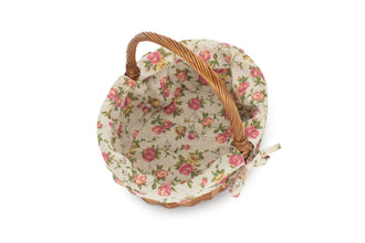 Double Steamed Oval Shopper With Garden Rose Lining