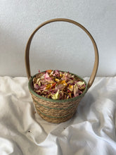 Basket 5 - Green & Wicker